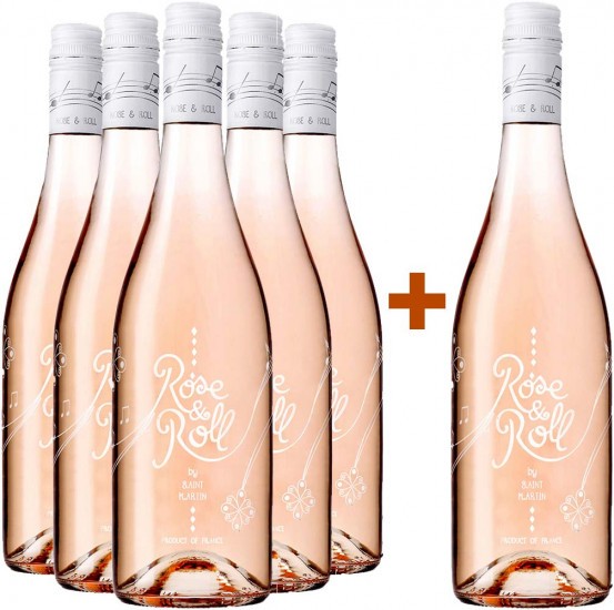 5+1 Paket Rose & Roll Rosé - Château de Saint-Martin