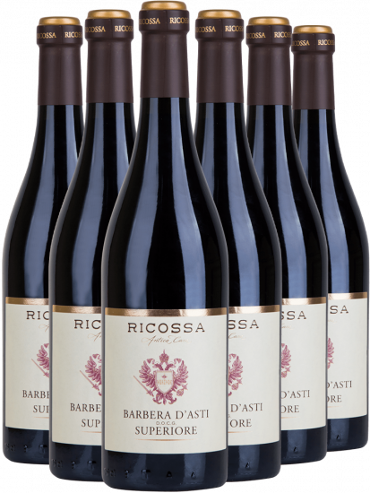 6er Paket Superiore Barbera d'Asti DOCG - Ricossa