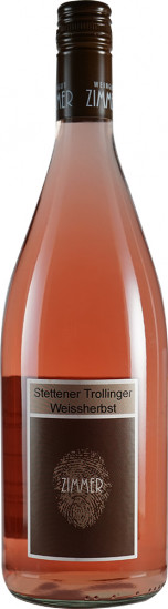 2024 Stettener Trollinger Weißherbst halbtrocken Bio 1,0 L - Weingut Zimmer