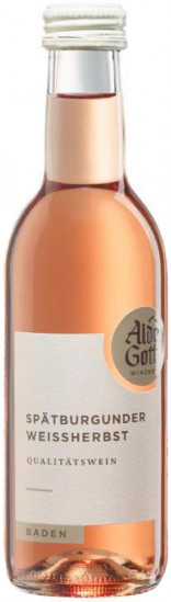 2024 Spätburgunder Weißherbst Qualitätswein halbtrocken 0,25 L - Alde Gott Winzer Schwarzwald