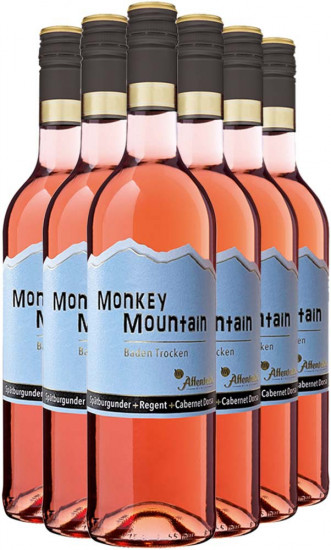 2021 Monkey Mountain Spätburgunder & Regent & Cabernet Dorsa Rosé QbA trocken (6 Flaschen) - Affentaler Winzer