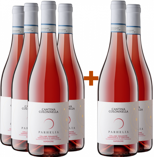 4+2 Paket Parhelia Cerasuolo d'Abruzzo DOC - Cantina Colonnella