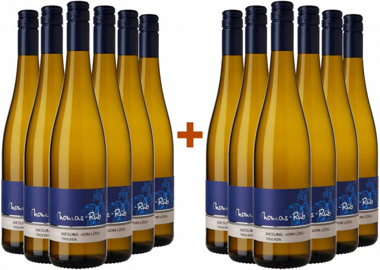 6+6 Paket Riesling vom Löss - Weingut Thomas-Rüb
