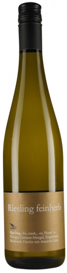 2023 Riesling feinherb - Weingut Zimmer Mengel