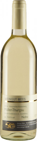 2013 Kreuznacher Kronenbeg Müller-Thurgau Qualitätswein QbA lieblich - Weingut Mees