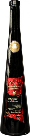 2022 Spätburgunder Rotwein Auslese süß 0,5 L - Winzergenossenschaft Rammersweier