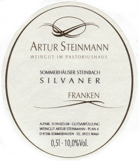 2008 Sommerhausen Ölspiel Silvaner Eiswein (375ML) - Weingut Artur Steinmann