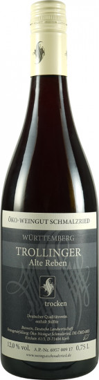 2014 Trollinger alte Rebe trocken Bio - Weingut Schmalzried
