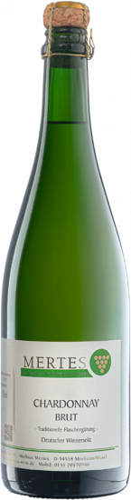 2019 Chardonnay Traditionelle Gärung Winzersekt brut - Weingut Mathias Mertes