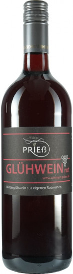2025 Winzerglühwein- Rot 1,0 L - Weingut Prieß