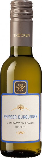 Vulkanfelsen Weißer Burgunder Dt.QW trocken 0,25 L - Winzergenossenschaft Königschaffhausen-Kiechlinsbergen