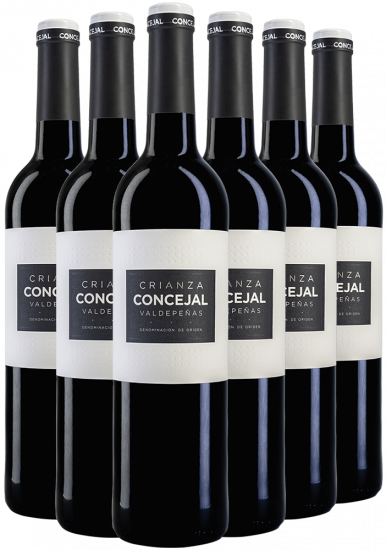 Valdepeñas Concejal Crianza-Paket Valdepeñas DO - Vinícola de Valdepeñas