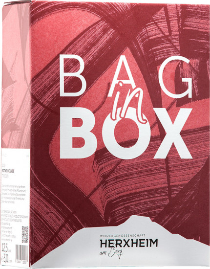 2022 Bag-in-Box Rotweincuvée trocken 3,0 L - Winzergenossenschaft Herxheim am Berg