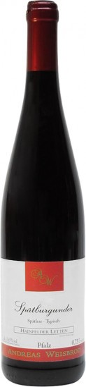 2015 Spätburgunder Spätlese trocken - Weingut Andreas Weisbrod