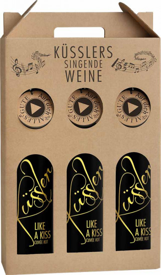 2025 Singender Geburtstagswein im 3er-Geschenkkarton rosé trocken - Winzerhof Küssler
