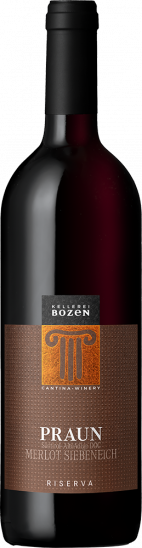 2022 Praun Merlot Siebeneich Riserva Alto Adige DOC trocken - Kellerei Bozen - Cantina Bolzano