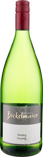 2024 Riesling fruchtig lieblich 1,0 L - Weingut Bickelmaier