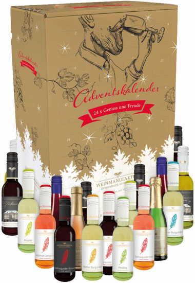 Adventskalender mit 24 Weinen 6,0 L - Weinmanufaktur Gengenbach