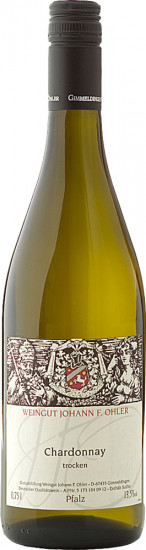 2023 Chardonnay (bio DE-Öko-039) trocken - Weingut Johann F. Ohler