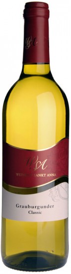 2015 Grauer Burgunder Classic QbA trocken - Weingut Sankt Anna
