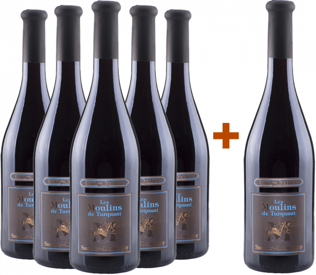 5+1 Paket Les Moulins de Turquant Saumur Champigny AOP - Domaine Couly-Dutheil