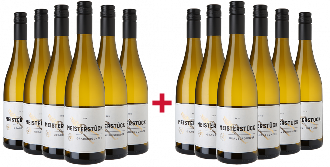 Meisterstück Grauburgunder Paket - 6 Flaschen gratis dazu!