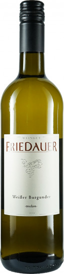 2021 Weißer Burgunder trocken - Weingut Friedauer