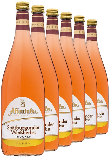 2019 Spätburgunder Weißherbst 1L QbA trocken (6 Flaschen) - Affentaler Winzer