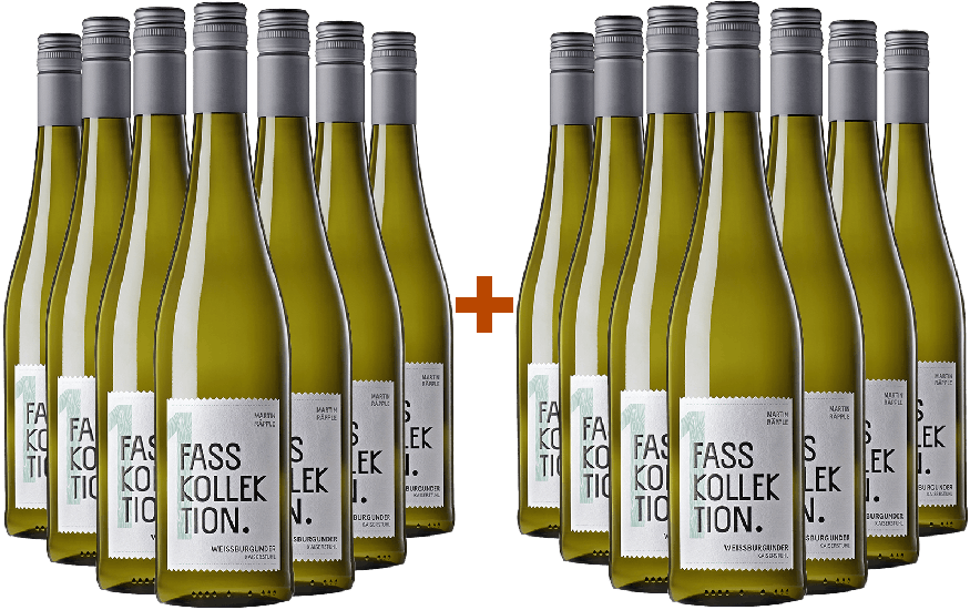7+7 Paket Weissburgunder trocken - Weingut Fasskollektion