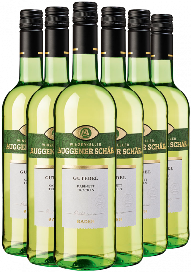 Winzerkeller Auggener Schäf Gutedel Kabinett-Paket trocken - Winzerkeller Auggener Schäf