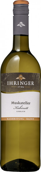 2023 Muskateller Kabinett lieblich - Kaiserstühler Winzergenossenschaft Ihringen