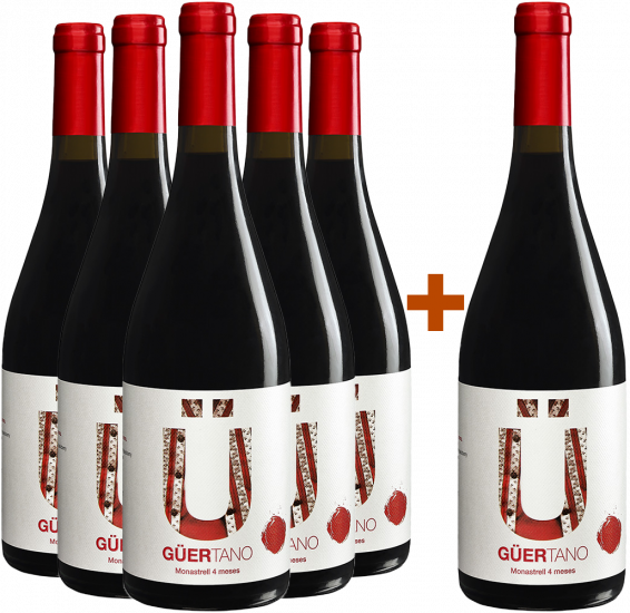 5+1 Aktionspaket Güertano Tinto Monastrell Jumilla DO - Bodegas Salzillo