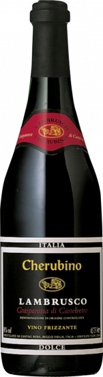 Cherubino Lambrusco Grasparossa di Castelvetro DOC mild - Medici Ermete & Figli