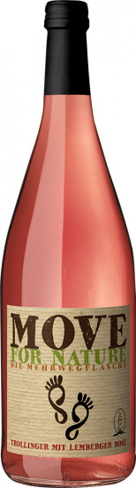 2024 Trollinger mit Lemberger Rosé - Move for Nature halbtrocken 1,0 L - Heuchelberg Weingärtner