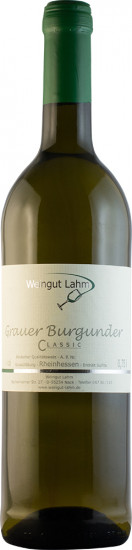 2022 Grauburgunder Qualitätswein Classic trocken - Weingut Steffen Lahm