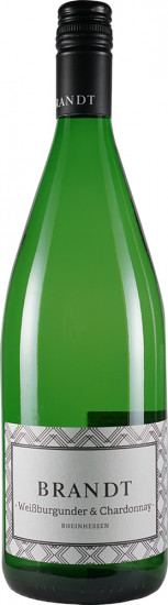 2018 Weissburgunder-Chardonnay trocken 1,0 L - Weingut Brandt