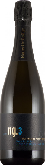 2023 ng.3 Crémant Weisser Burgunder brut Bio - Weingut Nauerth-Gnägy