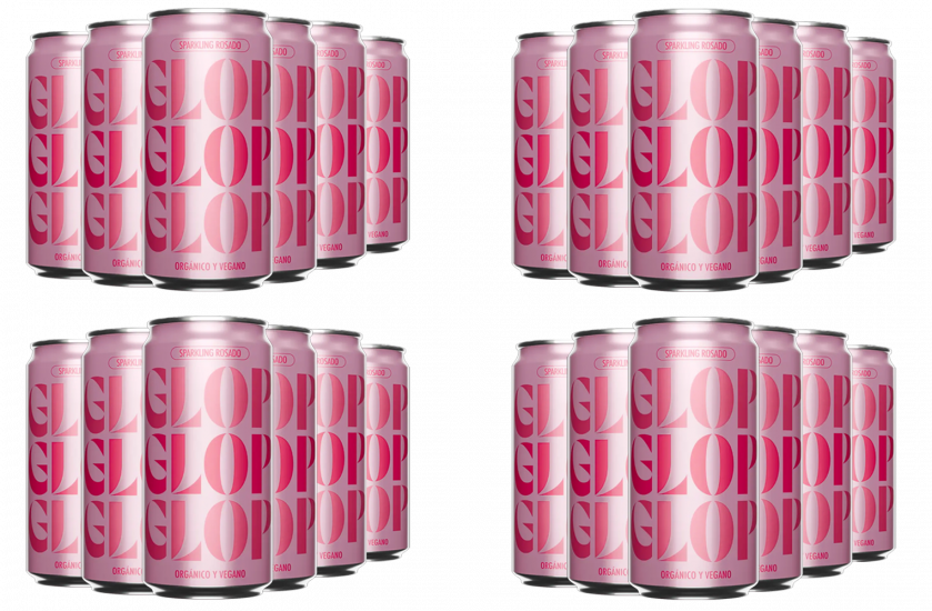 Aktionpaket 24 Glop Rosé Sparkling Cataluña DO BIO 0,2 L Bio - Glop Wines