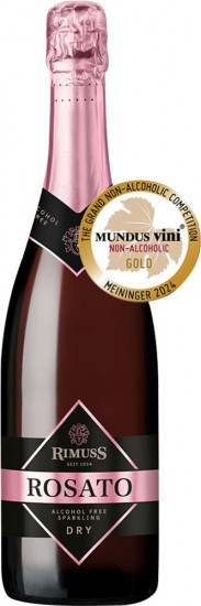 2024 Rimuss - Rosato Sparkling Dry ohne Alkohol 