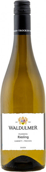 2025 Pfarrberg Riesling Kabinett trocken - Waldulmer Winzergenossenschaft