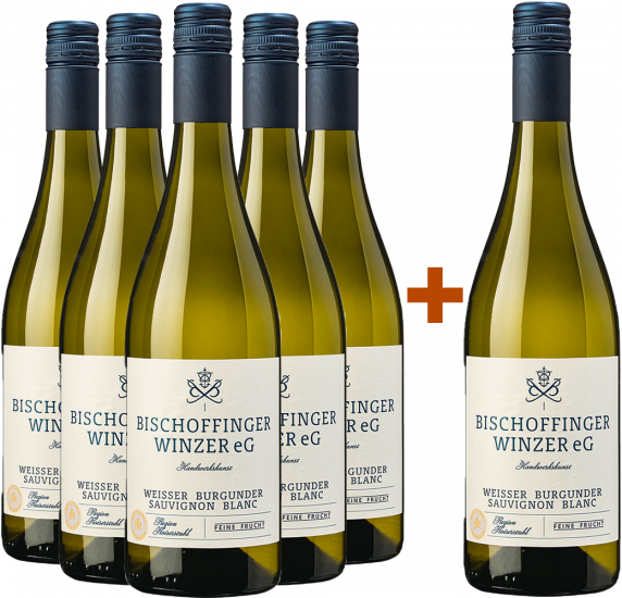 5+1 Paket Weißburgunder & Sauvignon Blanc lieblich - BISCHOFFINGER WINZER