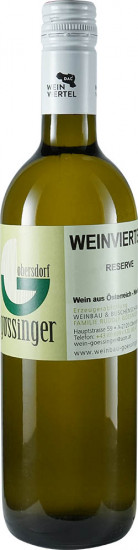 2021 Weinviertel DAC RESERVE trocken - Weinhof Gössinger