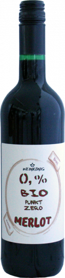 Merlot - Punkt Zero trocken Bio 0,735 L - Weinkellerei Weinkönig