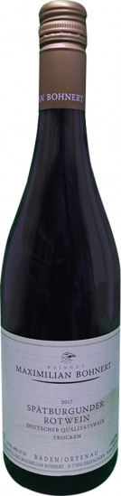 2022 Spätburgunder Rotwein trocken - Weingut Maximilian Bohnert