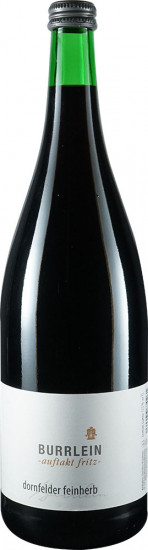 2024 Auftakt Fritz Dornfelder feinherb 1,0 L - Winzerhof Burrlein