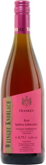 2021 Rosé halbtrocken - Weingut Knoblach