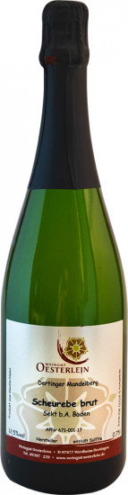 2015 Dertinger Mandelberg Scheurebe Sekt brut - Weingut Oesterlein
