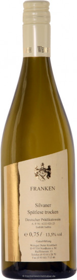 2025 Silvaner trocken - Weingut Knoblach