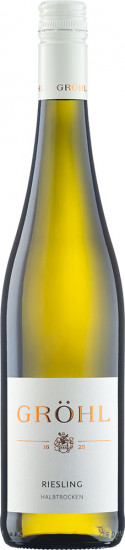 2019 Riesling halbtrocken - Weingut Eckehart und Johannes Gröhl