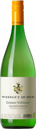 2025 Grüner Veltliner Liter QUALITÄTSWEIN trocken Bio 1,0 L - Weingut Armin Huber
